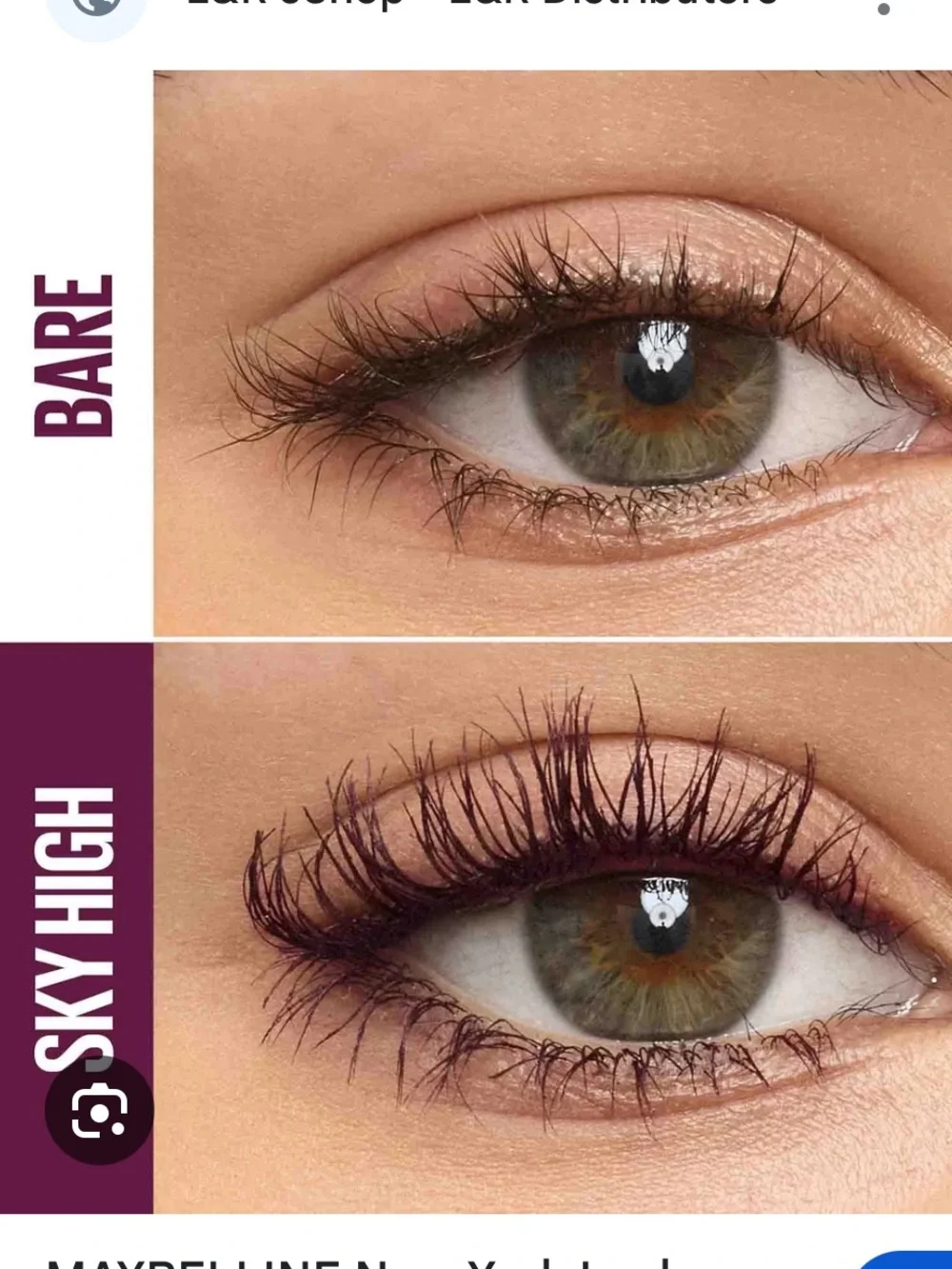 Maybelline Lash Sensational Sky High Mascara — Burgundy